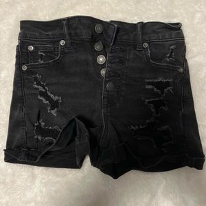 American Eagle Ripped Jean Shorts